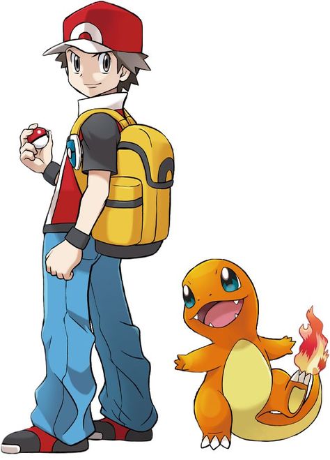 Pokemon Trainer Costume, Red Pokemon, Pokemon Trainer Red, Pokemon Fashion, Pokemon Stadium, Pokemon Rpg, Pokemon Game Characters, Pokemon Firered, Gold Pokemon