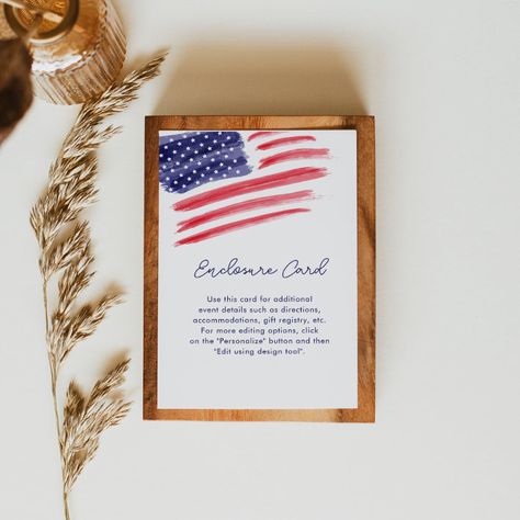 LIBERTY Police Military Retirement Party Enclosure Card - Retirement Party gifts Military Retirement Party, Military Retirement Parties, Retirement Party Gifts, Military Retirement, Retirement Party, Retirement Parties, 4th Of July Party, July Party, Enclosure Cards