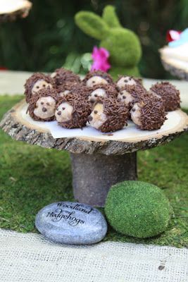 1st Birthday Foods, Enchanted Forest Baby Shower, Enchanted Forest Party, Forest Birthday Party, Diy Birthday Cake, Forest Baby Showers, Baby Shower Dessert Table, Hedgehog Birthday, Forest Birthday