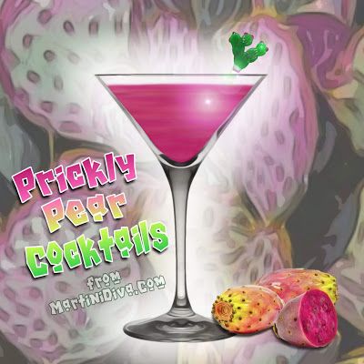 Prickly Pear Cocktail, Pear Vodka Martini, Pear Martini Recipe, Prickly Pear Recipes, Pear Cocktail, Pear Martini, Pear Cocktails, Pear Vodka, Craft Cocktail Recipe