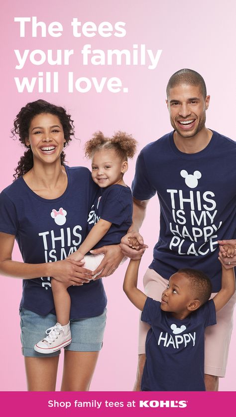 Shop Disney tees for everyone in the family at Kohls. It’s always more fun to do things together as a family—like wearing matching tees! Find the set that everyone will be on board with at Kohl’s stores and at Kohls.com. #Disney #family Fun Graphic Tees, Lion King Jr, Plus Size Disney, Shop Disney, Baby Minnie Mouse, Minnie Mouse Girl, Disney Favorites, Baby Mouse, Family Tees