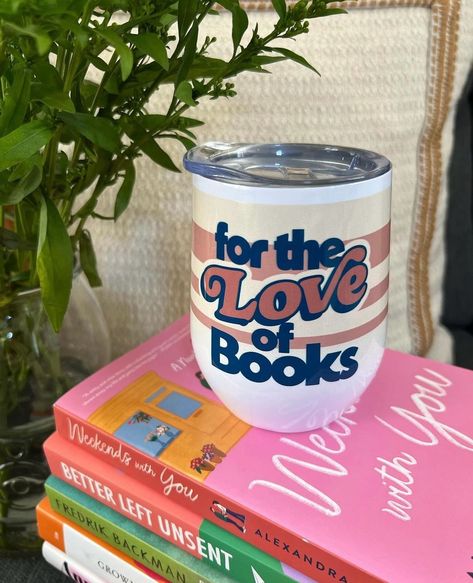 Happy Friday 💗 Thank you @eat.pray.decorate for these great photos featuring our For The Love Of Books Wine Tumbler! 🤩 #ForTheLoveOfBooks #Tumbler #FridayVibes #BookishMerch #BookishGifts #BookishAccessories #BookishShop #BookishSmallBusiness #FablesAndTalesCo Eat Pray, Magical Gift, Bookish Gifts, Wine Tumbler, Wine Tumblers, Lovers And Friends, Love Book, Book Lover, Great Photos