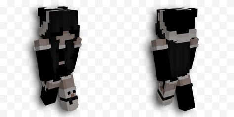 Minecraft Skins Emo, Minecraft Skins Black, Black Egirl, Goth Hat, Christmas Goth, Girl Black Hair, Minecraft School, Skin Mine, Minecraft Girl Skins