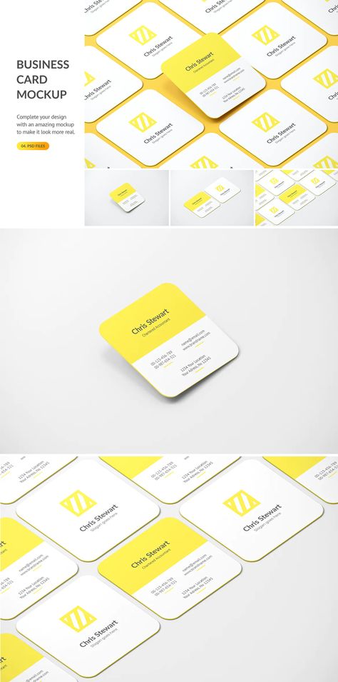 Square Business Card Ideas, Square Business Card Design, Calling Card Design, Circle Business Cards, Round Business Cards, Square Business Cards, Business Card Mockup, Graphic Design Business Card, Square Cards