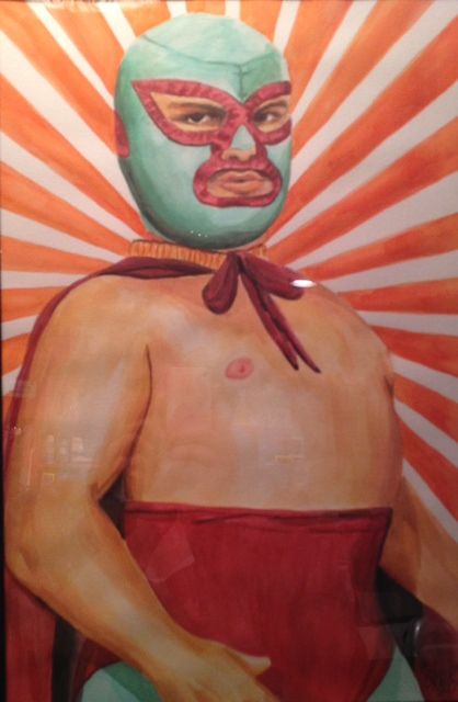 December 24.  A painting of Nacho Libre that I did for my brother for Christmas.  Watercolor on paper. Nacho Libre Painting, Nacho Libre Art, Nacho Libre, Watercolor On Paper, Reference Photos, Christmas Watercolor, My Brother, Nachos, Art Reference Photos