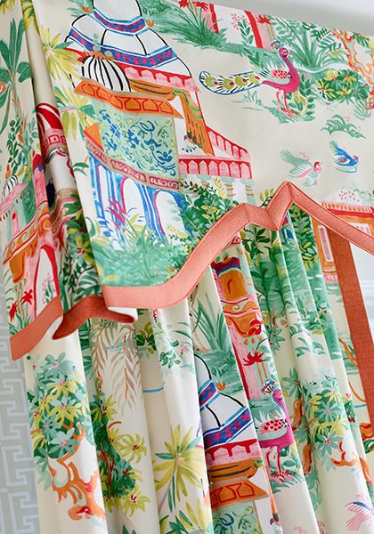 Thibaut Mystic Garden, Mystic Garden, Chinoiserie Fabric, Thibaut Wallpaper, Garden Fabric, Chinoiserie Decorating, Garden Wallpaper, Chinoiserie Chic, Bathroom Wallpaper