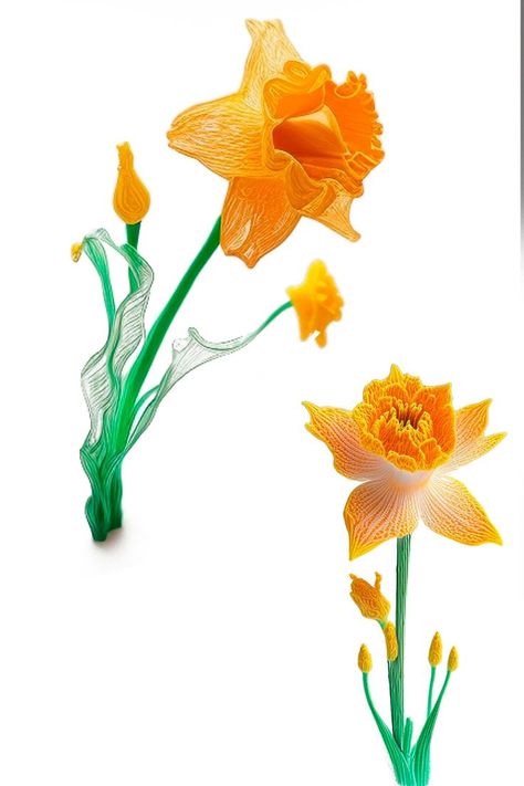 3d Pen, Daffodils, Pin It, Fun Activities, Art Projects, Create Your Own, Craft Ideas, Pen