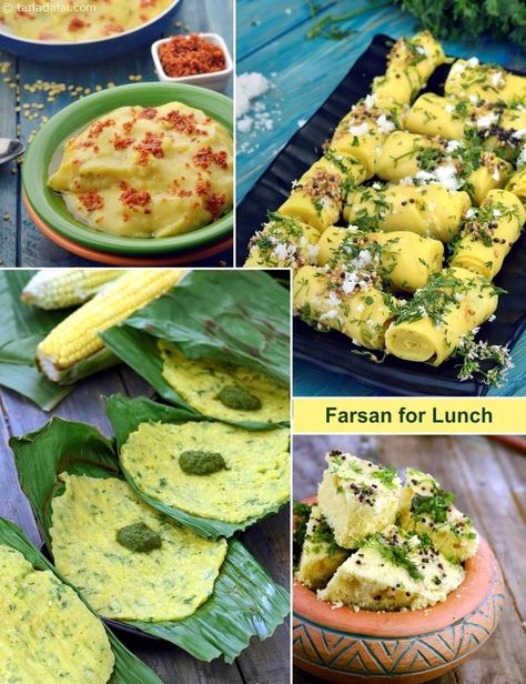 Farsan recipes for Lunch | Page 1 of 2 Snacks For Lunch, Snacks Salty, Khaman Dhokla, Gujarati Cuisine, Recipes For Lunch, Tiffin Recipe, Veg Snacks, Veg Food, Gujarati Food