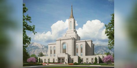 Orem Utah Temple rendering released and groundbreaking announced | LDS Living Saratoga Springs Utah, Utah Valley University, Angel Moroni, Lds Temple Pictures, Orem Utah, Temple Square, Salt Lake Temple, Utah Temples, Temple Pictures