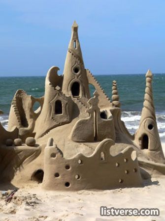 top 20 amazing sand castles - Gallery Beach Sand Art, Sand Castles, Ice Art, Snow Sculptures, Snow Art, Castle Art, Sand Sculptures, Grain Of Sand, Ice Sculptures