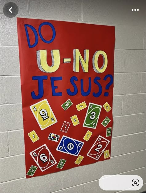 Christian Youth Group Ideas Activities, Hoco Campaign, Jesus Bulletin Boards, Sunday School Classroom Decor, Bible Bulletin Boards, Kids Bulletin Boards, Board Game Themes, Christian Classroom, Sunday School Decorations