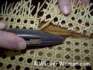 How-to Install Cane Webbing | Sheet Cane | Pressed Caning Cane Chair Redo, Canadian Woodworking, Cane Back Chairs, Chair Redo, Cane Webbing, Chair Repair, Toddler Table And Chairs, Furniture Fix, Cane Furniture