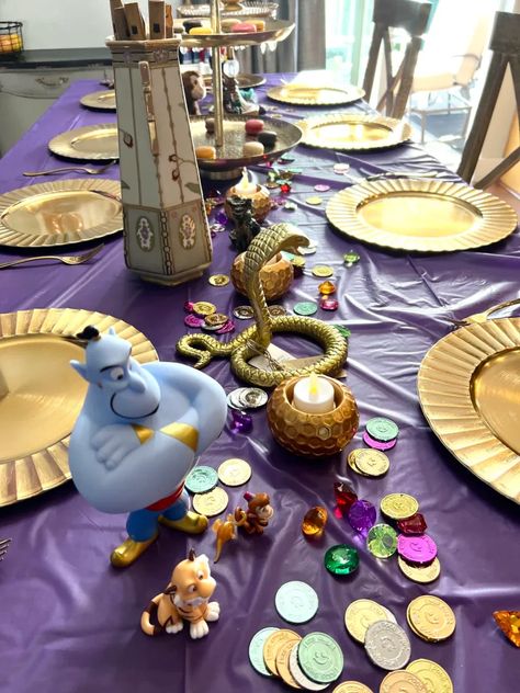 Arabian Knight Party - Garden Seeds and Honey Bees Aladdin Theme Party Decoration, Jasmine Princess Birthday Party Ideas, Arabian Party Decorations, Aladdin Birthday Party Decoration, Arabic Theme Party, Jasmine Party Ideas, Jasmine Themed Birthday Party, Aladdin Theme Party, Jasmine Alladin