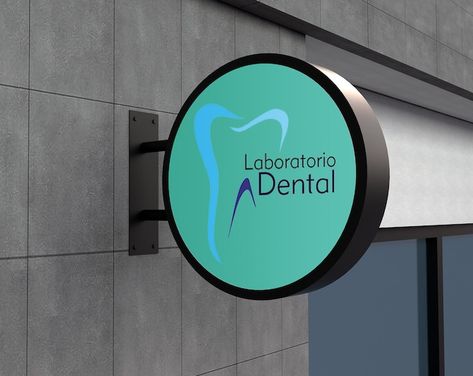 Store Front Sign, Led Light Box Sign, Dentist Logo, Dental Logo Design, Dental Posters, Blade Sign, Dental Office Design Interiors, Light Box Sign, Dental Office Decor