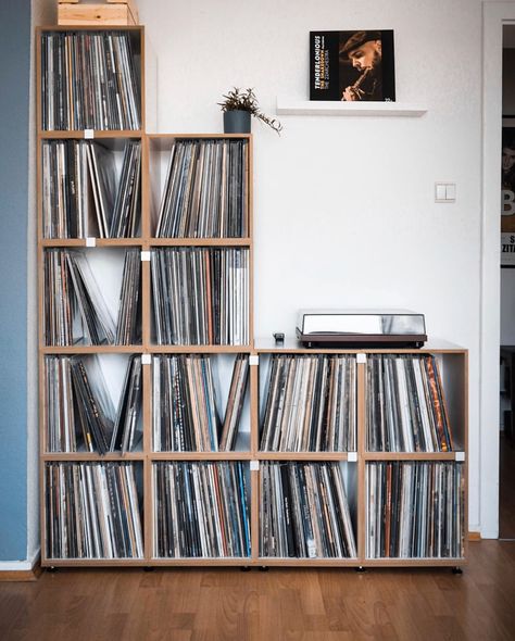 Floor To Ceiling Record Storage, Vinyl Nook, Record Nook, Record Library, Turntable Cabinet, Vinyl Record Crate, Vinyl Record Room, Hifi Room, Audio Cabinet