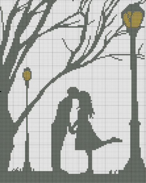 Romantic date in the night park free cross stitch pattern – JPCrochet Romantic Cross Stitch Pattern, Valentines Cross Stitch, Night Park, Romantic Cross Stitch, Free Cross Stitch Pattern, Minecraft Pictures, Tapestry Blanket, Stitch Flowers, Diy Cross