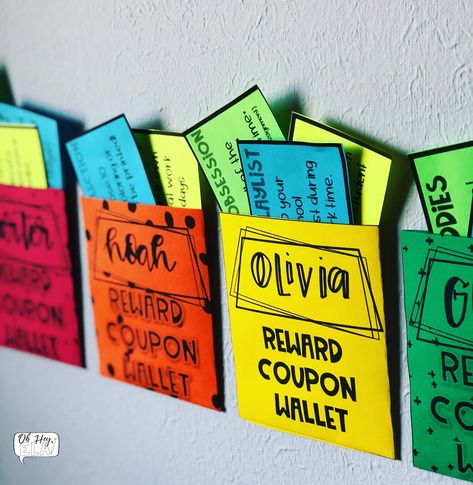 Classroom Reward Chart, Classroom Reward Coupons, Class Reward System, Classroom Money, Classroom Coupons, Classroom Reward System, Class Incentives, Classroom Economy, Token Economy