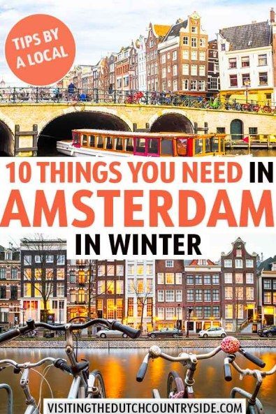 Travel to Amsterdam, Holland & The Netherlands in winter: Find what women men fashion style, girl outfits and other things you must pack in December, January, February and March. Add The Netherlands to your bucket list and discover aesthetic beautiful places, people & culture. #netherlandstravel #winter #netherlands #amsterdam | netherlands photography | Netherlands living | Netherlands illustration | netherlands landscape | netherlands travel street house Netherlands Winter Fashion, Winter In Netherlands Outfits, Amsterdam January Outfit, Dutch Fashion Netherlands Style, Amsterdam February, Amsterdam In December, Netherlands Living, Netherlands Illustration, Amsterdam January