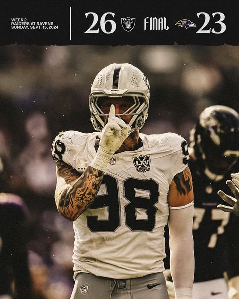 Maxx Crosby, Any Given Sunday, Raiders Wallpaper, Raiders Football, Raider Nation, Las Vegas Raiders, Oakland Raiders, Football Season, First Nations