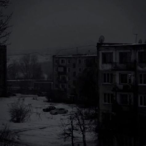 Russia Winter Aesthetic, Grey Hour, Black Hour, Dark Naturalism, Creepy Core, Cry Of Fear, Europe Aesthetic, Dark Paradise, Winter Scenery