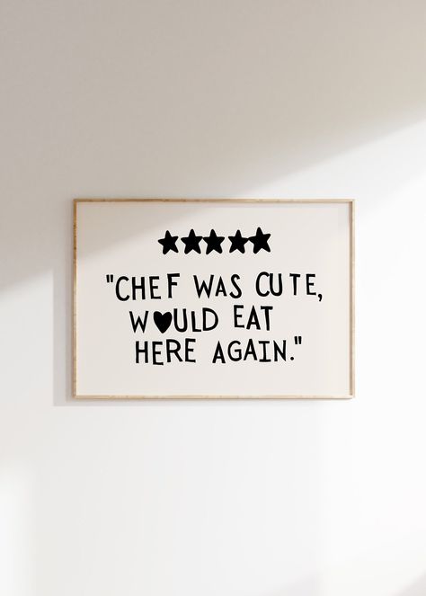 Aesthetic Kitchen Decor Cute Cooking Art Kitchen Wall Art Minimalist Heart Print Black Chef Horizontal Print Digital Download 1 Print Cute Cooking, Aesthetic Kitchen Decor, Black Chef, Aesthetic Kitchen, Tableau Design, Wall Art Minimalist, Apartment Decor Inspiration, Art Kitchen, Cooking Art