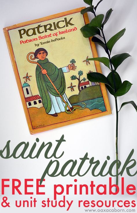 FREE St. Patrick's Day Printable Mini Biography and Unit Study Resources Spring Lesson Plans, Saint Patricks Day Art, Outdoor Learning Activities, Spring Lessons, History Lesson Plans, Art History Lessons, St Patricks Day Crafts For Kids, Posts On Instagram, Study Resources