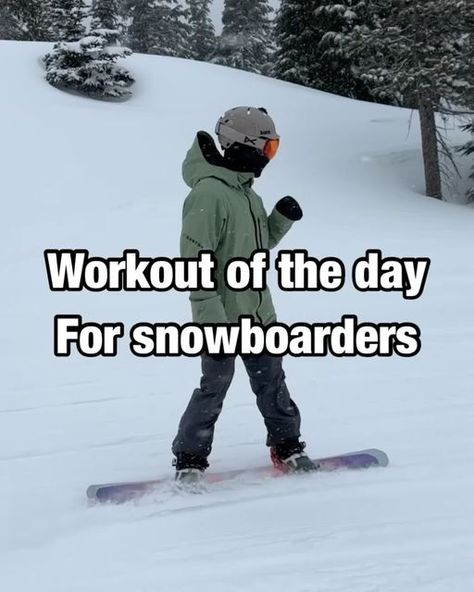 Snowboard Injury Prevention on Instagram: "Winter has OFFICIALLY arrived over at Mt. Bachelor with a recent 20”+ in 7 days and double digits predicted over the next few. We wanted to try something a little different with a spicy “workout of the day” routine for you. It’s still very beneficial to continue strength training in season even if it’s less often. Lets count those on mountain days as a training day and leave these gym sessions for their own time. Todays workout includes practicing pressure along the width/ length of a snowboard. We approach lower extremity strength/ endurance/ mobility in multiple planes as well as shoulder stability. Lastly, we attack power/ explosiveness utilized on a snowboard.Here goes nothing ⬇️. WORKOUT: Goal: 2-4 sets (circuit)  🏂Cossack Squats Side-S Workout Of The Day, Lower Extremity, Training Day, Healthy Fitness, Injury Prevention, Fitness Training, Strength Training, Snowboarding, Gym Workouts