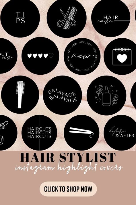 Modern Hairdresser Instagram Highlight Covers in Black and White with Logo 

characters is the maximum length of a title. Your title should be as short as possible, but it should still be clear and concise. Your title should also be unique, so that it doesn't get confused with other titles. You can use keywords in your title to help people find your🍀#Logos #Highlight_Covers_Instagram_Hair #Hairstylist_Highlight_Covers_Instagram #Hairstylist_Illustration Hair Salon Instagram Highlight Cover, Instagram Highlight Covers Unique, Hair Stylist Highlight Covers, Highlight Covers Instagram Hair, Hairstylist Highlight Covers Instagram, Friends Highlight Cover White, Hairdresser Instagram, Hairstylist Instagram, Pastel Highlights