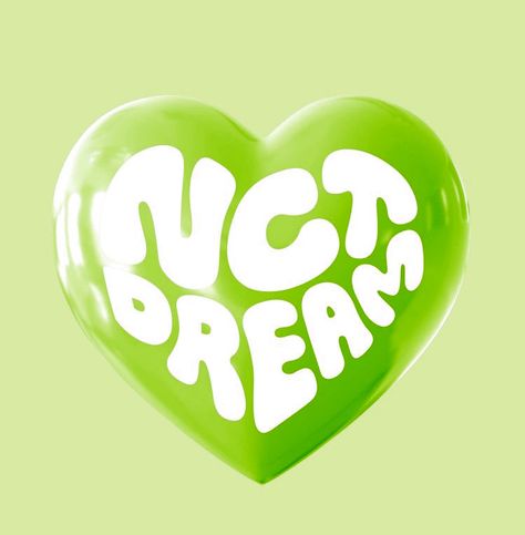 Mali Aesthetic, Nct Dream Logo, Nct Dream Sticker, Nct Dream Aesthetic, Freebies Ideas, Nct Logo, Dream Logo, Green Sticker, Png Aesthetic