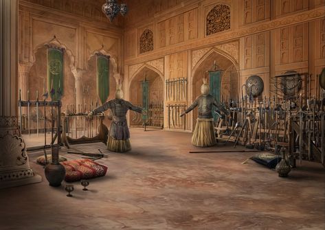 Training Grounds, Interior Concept Art, Training Room, Episode Backgrounds, King's Landing, Castles Interior, Fantasy House, Fantasy Castle, Fantasy Places