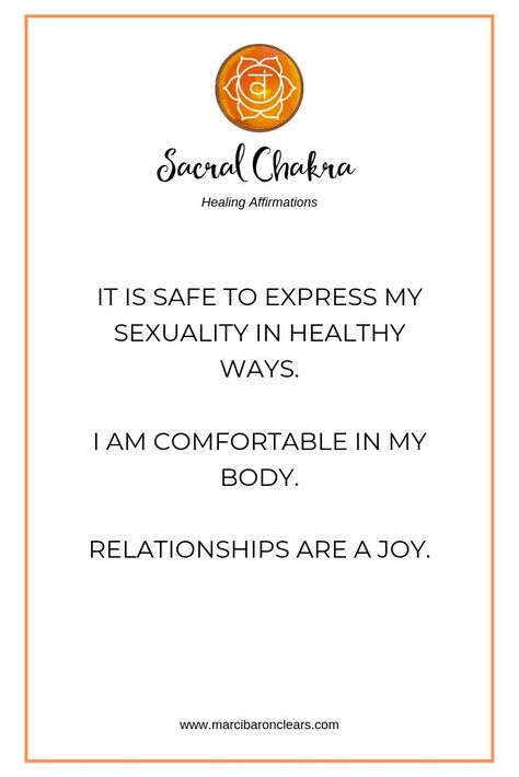 Sacral Chakra Affirmation, Fire Witch, Chakra Meanings, Sacral Chakra Healing, Throat Chakra Healing, Chakra Healing Meditation, Chakra Health, Root Chakra Healing, Eastern Medicine