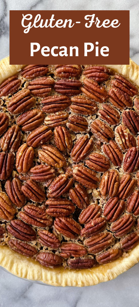 Pie Recipes Gluten Free, Gluten Free Pecan Pie Crust, Gluten Free Dairy Free Pecan Pie, Gf Pecan Pie, Gluten Free Pecan Pie Recipe, Gluten Free Pie Crust Recipe, Gluten Free Pecan Pie, Classic Pecan Pie, Gluten Free Pecan