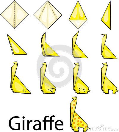 Origami Animals Step By Step, Origami Giraffe, Origami Wedding Invitations, Animals Step By Step, Origami Necklace, Origami Wedding, Origami Bookmark, Origami Videos, Origami Envelope