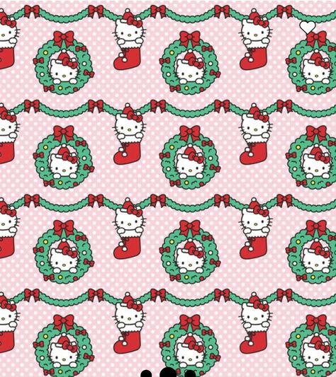 Hello Kitty Gingerbread Wallpaper, Christmas Wallpaper Aesthetic Hello Kitty, Chrismas Wallpers For Ipad, Christmas Wallpaper Hello Kitty, Hello Kitty Christmas Wallpaper, Christmas Wallpaper Iphone Cute, Cute Wallpapers For Ipad, Tacky Christmas, Kawaii Christmas