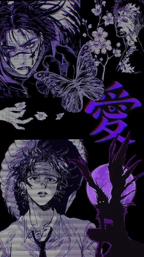 anime black and purple aesthetic Black And Purple Anime Wallpaper, Dark Purple Aesthetic Wallpaper Anime, Cool Wallpapers Cartoon Dark, Purple Anime Aesthetic Wallpaper, Alternative Aesthetic Wallpaper, Black And Purple Aesthetic, Purple Anime, Black And Purple Wallpaper, Wallpapers Cartoon