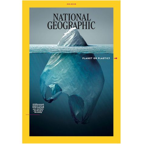 Link About It: National Geographic's Iceberg of Plastic National Geographic Cover, National Geographic Animals, Magazine Cover Ideas, Spray Paint Stencils, Graphic Design Style, Street Art Banksy, Marianas Trench, National Geographic Magazine, Nat Geo