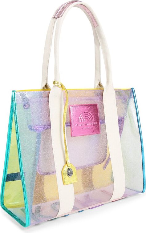 Southbank Clear Vinyl Tote Clear Tote Bags, Clear Purses, Bag Obsession, Transparent Bag, Cute Handbags, Handbag Heaven, Fancy Bags, Pretty Bags, Purse Styles