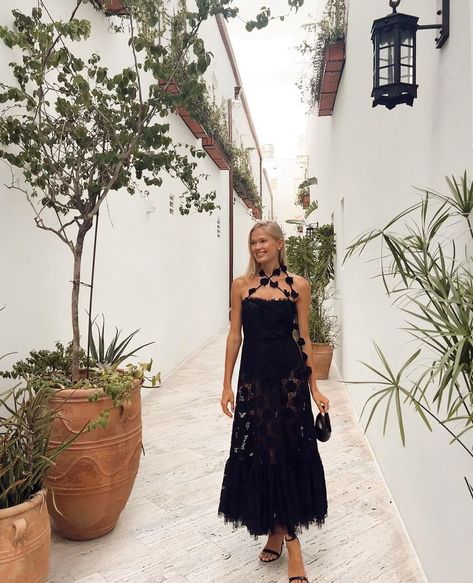 A black dress is forever! Looking for something special? DM us 📸 @vitasidorkina 🔎 Alexis dress, crochet dress #alexisdress #alexis #crochetdress #blackdress #summerdress Vita Sidorkina, Alexis Dress, Dress Crochet, Looking For Something, Fashion Details, Something Special, Crochet Dress, Instagram Feed, A Black