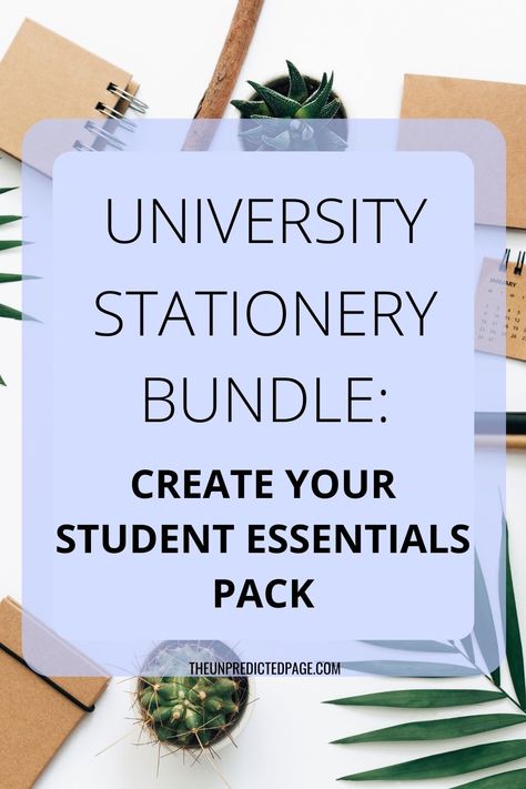 University Stationery bundle: Student Essentials Packs. So I’m guessing you are about to start University or College? Then you’re in the right place! Here you can find exactly what you need in your University Stationery bundle. It’s so simple you can create it yourself. This is also a great list for your home office starter stationary. If you are looking to kit out your workspace at home. These student stationery starter packs are easy to create. Make your stationery pack now! #student Stationery List For College, University Stationery, College Stationary, Student Essentials, Uni Essentials, Workspace At Home, University Essentials, Stationery List, University Tips