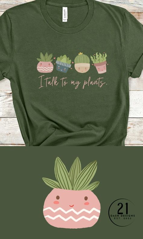 Gardeners Tshirt Plant Lovers Gardening Shirt Cactus Gift Idea Succulent Tee Green Thumb Women Funny Plant Humor Indoor Plants - Etsy Plant T Shirt Designs, Succulent Shirt Design, Gardening Tshirt, Plant Shirts Tees, Plant Lover Tshirt, Women's Plant Print T-shirt, Cactus Gifts, Gardening Shirts, Green Shirt