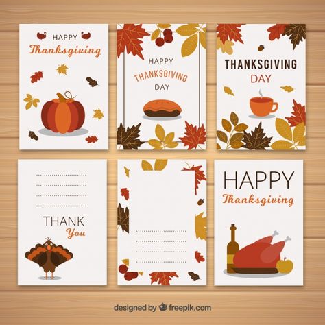 Thanksgiving Card Template, Thanksgiving Day Cards, Thanksgiving Drawings, Retro Thanksgiving, Thanksgiving Cards, E Card, Vector Photo, Happy Thanksgiving, Free Food