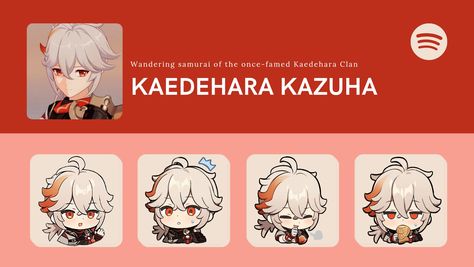 I made another cute Spotify Widget for Kazuha ♥️ Kazuha Banner Genshin Impact, Kazuha Long Widget, Cute Kazuha Pfp, Kazuha Keyboard Wallpaper, Kazuha Keyboard, Kazuha Widget Icon, Kazuha Phone Theme, Kazuha Widgets, Kazuha Header