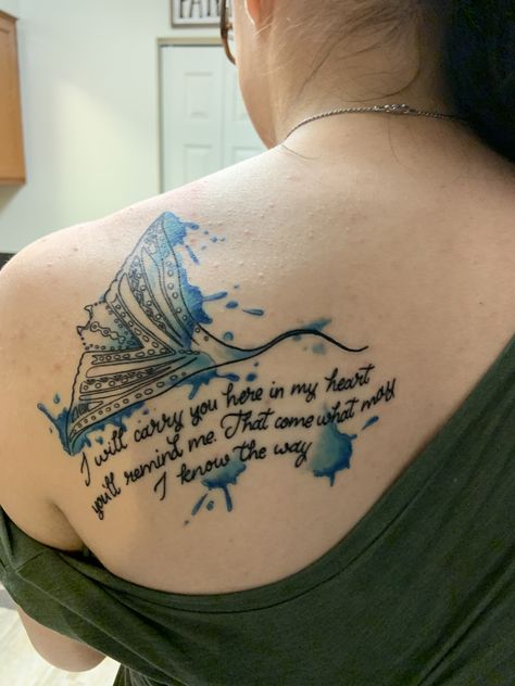 Moana Quote Tattoo, Moana Grandma Tattoo, Moana Stingray Tattoo, Moana Inspired Tattoos, Quote Tattoos Ideas, Moana Tattoos Ideas, Moana Grandma, Moana Tattoos, Grandmother Tattoo