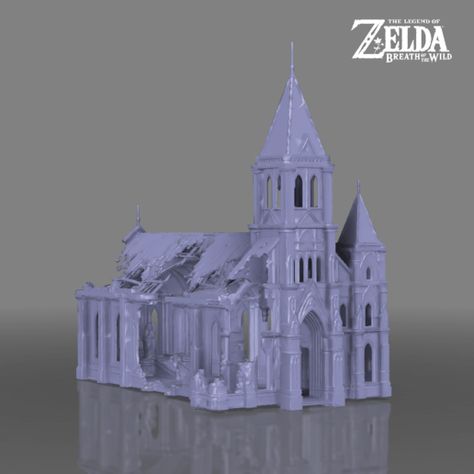 Zelda 3d Print, Temple Of Time, Legend Of Zelda Breath, Zelda Breath, Breath Of The Wild, Legend Of Zelda, Surreal Art, Cologne Cathedral, Temple