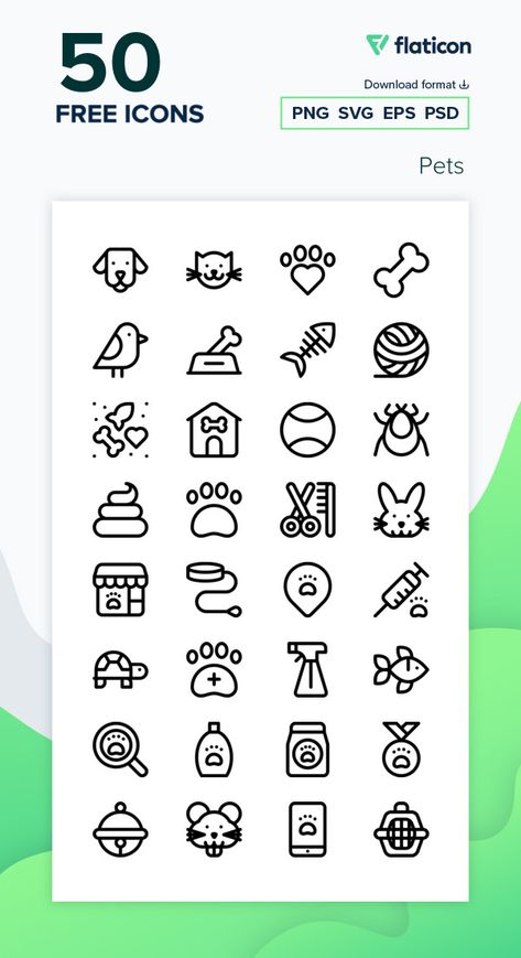 Icon Pack: Pets | Lineal Logo Sketch Design, Pet Care Logo, Free Icons Png, Dog Icon, Animal Icon, Free Icon Packs, School Inspiration, Chinese Patterns, Free Icon