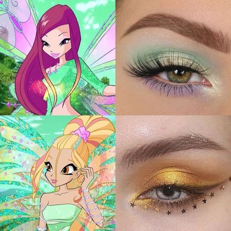 Winx Club Makeup, Roxy Winx Club, Club Makeup, Bloom Winx Club, Halloween Make Up, Halloween Make, Makeup Videos, Diy Costumes, Winx Club