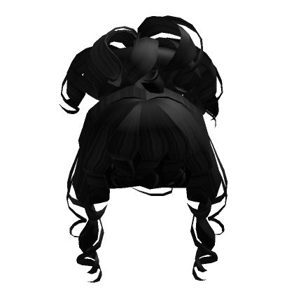 Roblox Hairs, Brookhaven Codes, Curly Updo, Curly Ponytail, Black Curly, Berry Ave, Black Curly Hair, Create An Avatar, Roblox Codes