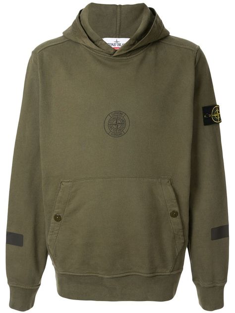 SUPREME SUPREME STONE ISLAND HOODED SWEATSHIRT - GREEN. #supreme #cloth Fashion Anak, Olive Green Hoodie, Stone Island T Shirt, Supreme Clothing, Clothes Men, Designer Hoodies, Green Hoodie, Hoodies For Men, Stone Island