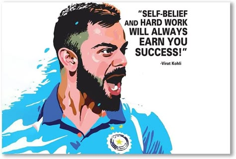 Virat Kohli Quotes, Cricket Quotes, Cricket Poster, How To Study Physics, Blue Aesthetic Dark, Virat Kohli Instagram, Virat Kohli Wallpapers, Abstract Tree Painting, India Cricket Team