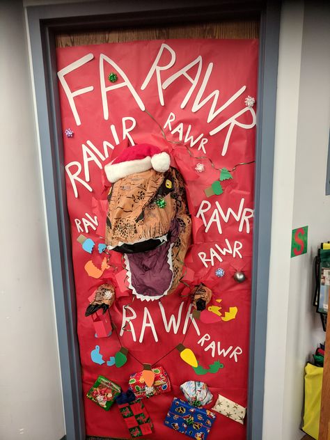 Deck The Doors Christmas School, Funny Xmas Door Decorations Contest, Funny Holiday Door Decorations, Christmas Classroom Door Ideas High School, I Want A Hippopotamus For Christmas Door, Christmas Door Decorating Contest Ideas, Office Door Christmas Decorations Ideas, Christmas Office Door Decorating Contest, Classroom Christmas Door